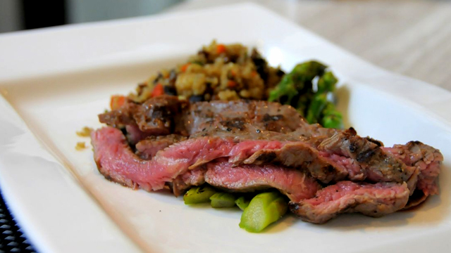 flank-steak-quinoa