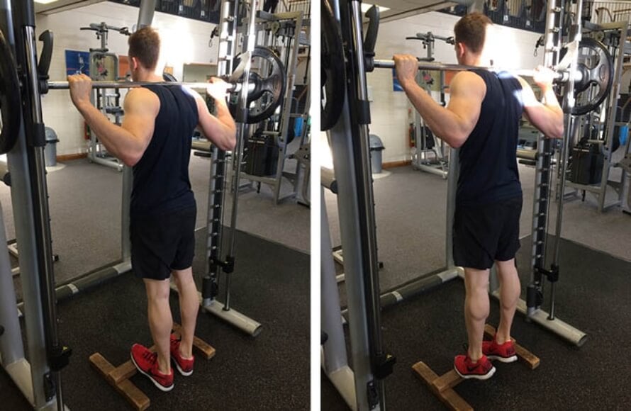 Smith Machine Calf Raise