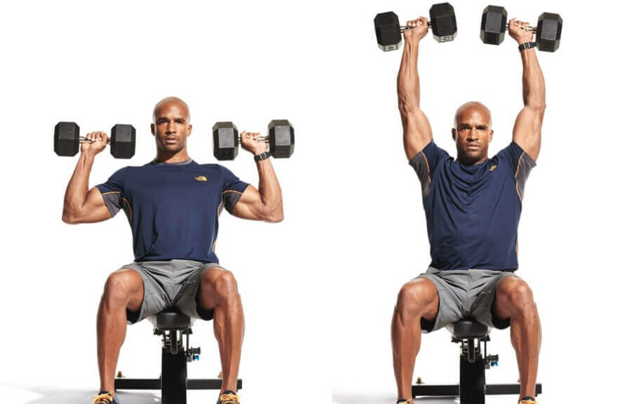 Seated Dumbbell Overhead Press