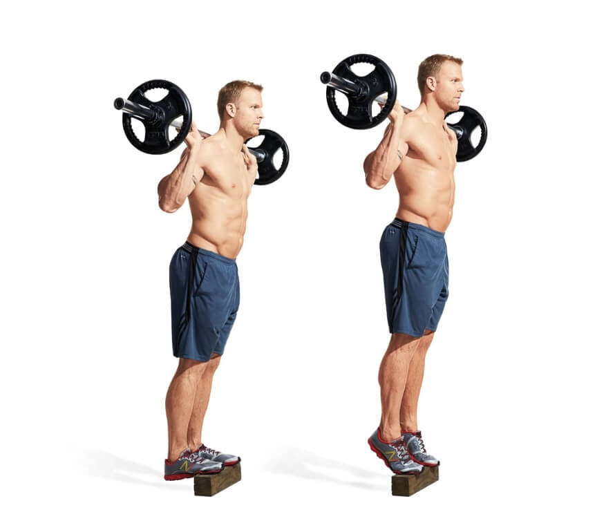Standing Barbell Calf Raise